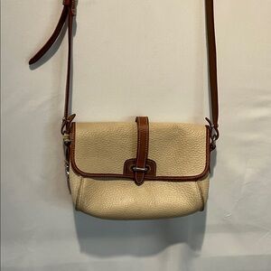 Dooney & Bourke Tan and Brown Crossbody Bag